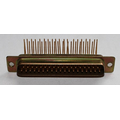D SUB connector male 37 pin for PCB mounting 90