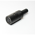 DIN Coupling 4 Pole 216  straight with bend protection