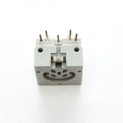 DIN socket 5 360 pin cube pcb mounting