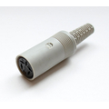 DIN coupling 5-pin 240� with kink protection