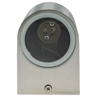 Wandleuchte mit GU10 Fassung IP44 Edelstahl poliert - CTW-1e