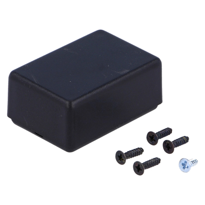 Multipurpose plastic enclosure 27x 39x18mm black