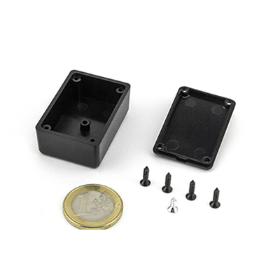 Multipurpose plastic enclosure 27x 39x18mm black
