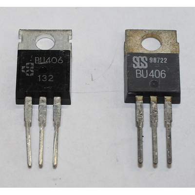 BU 406 NPN 400V 10A 60W TO220