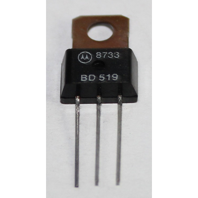 BD519 NPN  80V 2A 10W TO202