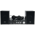 Hifi + karaoke set : amplifier , 2 speakers , 2x...