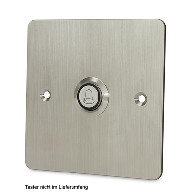 Stainless steel bell/button cover 86x86mm