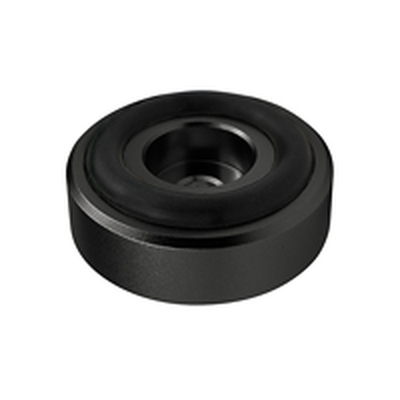 Aluminium-F�sse f�r HiFi-Ger�te � 30mm schwarz 4er-Set