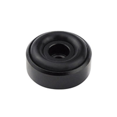 Aluminium-F�sse f�r HiFi-Ger�te � 20mm schwarz 4er-Set