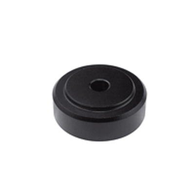 Aluminium-F�sse f�r HiFi-Ger�te � 20mm schwarz 4er-Set