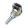Potentiometer axial stereo  22K lin 6mm Metall