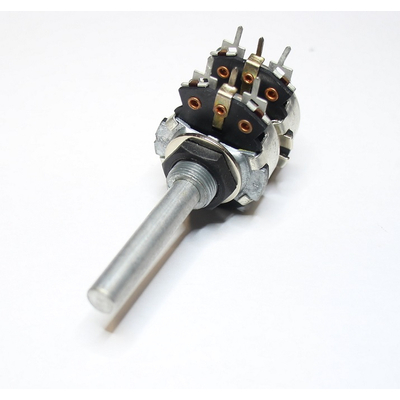 Potentiometer stereo   10k lin 6mm