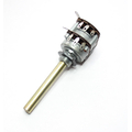 Potentiometer axial stereo   1K  lin 6mm Metall  Ruwido