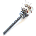 Potentiometer axial stereo     4,7K log 6mm...