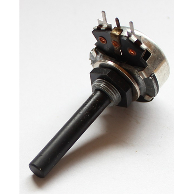 Potentiometer axial mono  1M lin 6mm Kunststoffachse