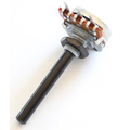 Potentiometer mono   100K log 4mm Kunststoffachse Omeg
