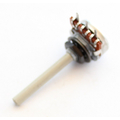 Potentiometer mono   100K log 4mm Kunststoffachse