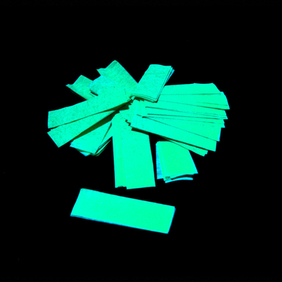 Slowfall UV confetti 55x17mm Fluo gelb