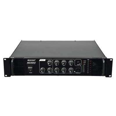 PA mixing amplifier 6 zones 500Wrms - MPZ-500.6