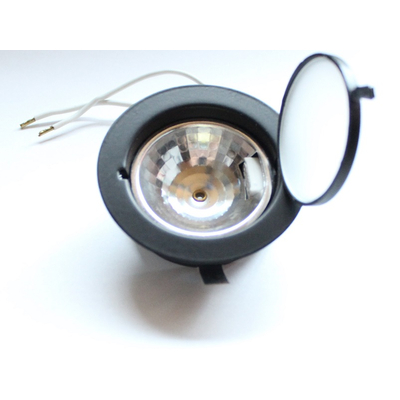 M�beleinbauleuchte f�r Leuchtmittel G4 schwarz