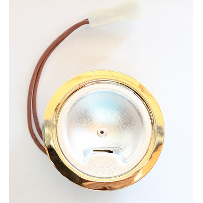 Furniture luminaire for lamps G4 brass