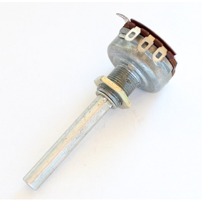 Potentiometer axial mono   50K log 6mm Metal