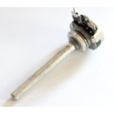 Potentiometer mono     2,2K log 4mm metal shaft