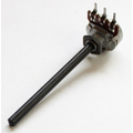 Potentiometer mono     1K log 4mm plastic shaft
