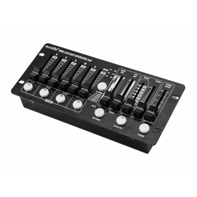 DMX controller for 4 LED spotlights with up to 6 colors each - DMX LED EASY Operator 4x6