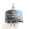 Ceramic wire potentiometer 2.7 k? 10 W 10% L3 WM110