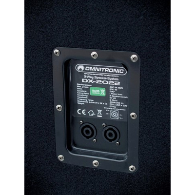 3 way bass reflex loudspeaker  800Wmax - DX-2022
