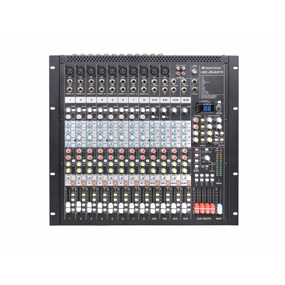 Professional audio mixer with British-style EQ, compressor, effect unit and USB interface LMC-2642FX USB