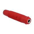 4mm Bananen Kupplung 16A  60VDC rot - KUN 30 RT