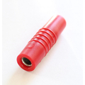 4 mm-Bananen Kupplung 10A  60VDC rot