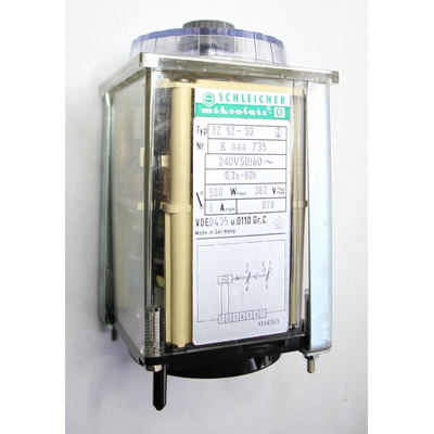 Electromechanical time relay 0.2 seconds - 60 hours. DZ 52-SG Schleicher