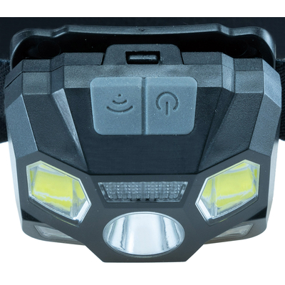 LED headlamp with battery IP44 5W, 375 lumens, with gesture control - CTH-5