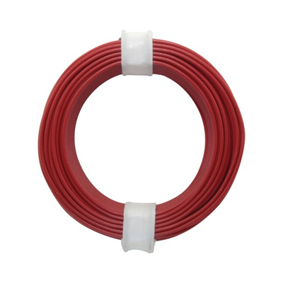 Copper switching wire 0.5mm / red  10m