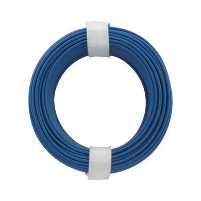 Kupfer Schaltdraht 0,5mm  blau  10m - 105-2