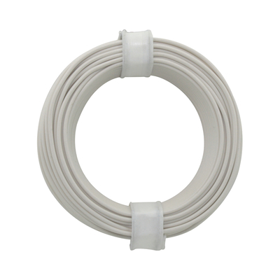 Copper switching wire 0.5mm white 10m - 105-5