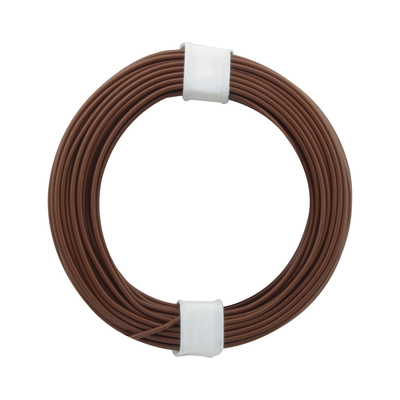 Copper switching wire 0.5mm brown 10m - 105-8
