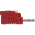 Safety laboratory plug 4mm red