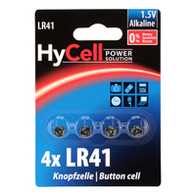 Alkaline button cell LR41 (pack of4)