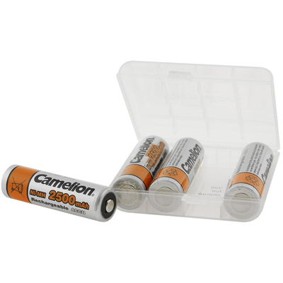 Mignon-Akkus 2500mA Ni-MH Typ AA 1,2V 4er-Pack