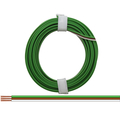 Triple strand 0.14 mm / 5 m green - brown - white