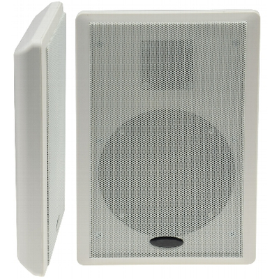 Flat panel speaker 4 ohm 40 watt white - CTM slim ws