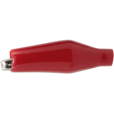 Croco clamp insulated red40mm
