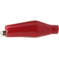 Kroko Klemme isoliert rot 40mm