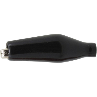 Croco clamp isolated black 40mm