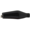 Croco clamp isolated black 40mm