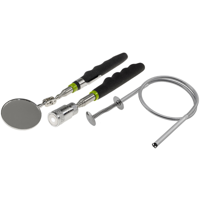 Telescopic Pickup Tool Set: Mirror, LED Magnet, Flexible...